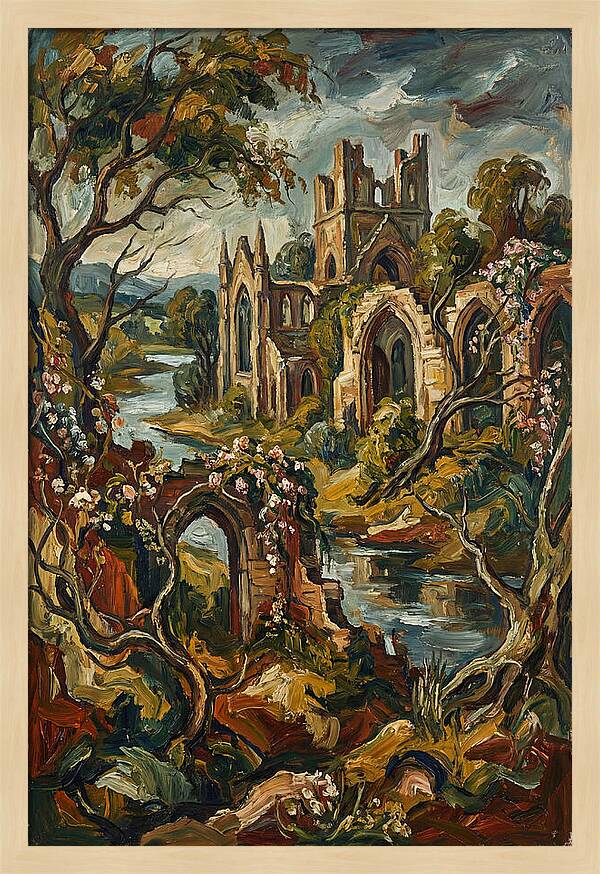 Ruins Amidst Natures Embrace