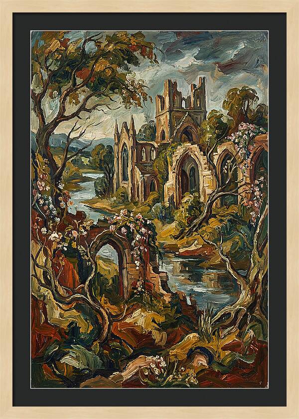 Ruins Amidst Natures Embrace