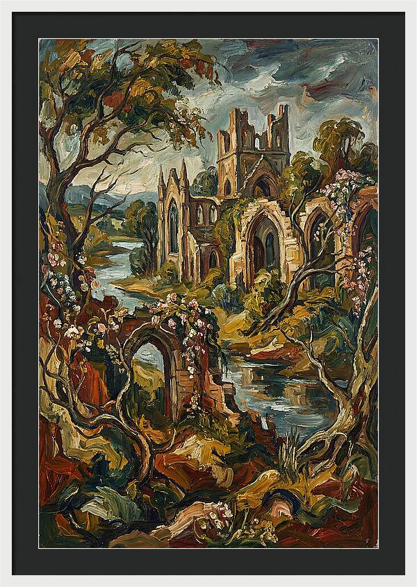 Ruins Amidst Natures Embrace
