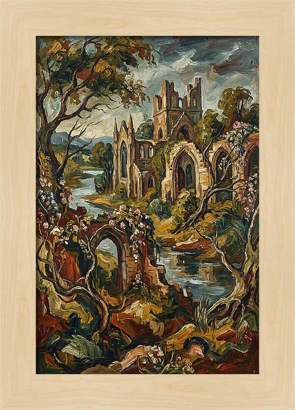 Ruins Amidst Natures Embrace
