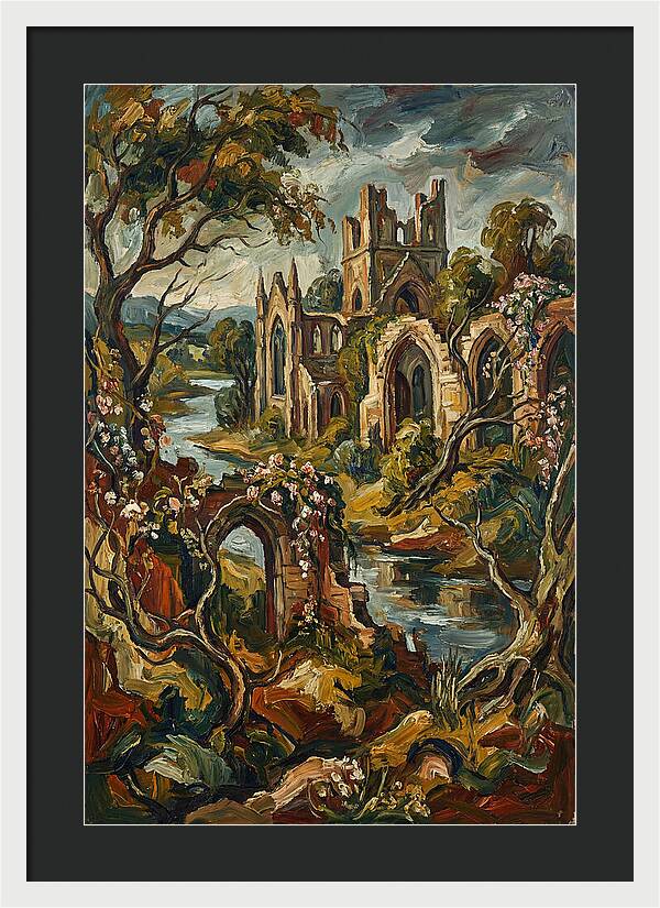 Ruins Amidst Natures Embrace