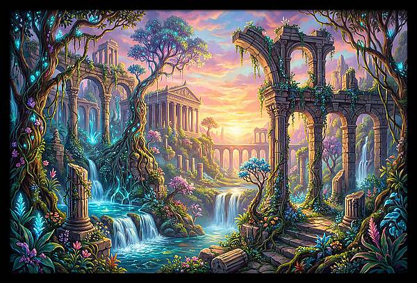 Ruins At Dusk