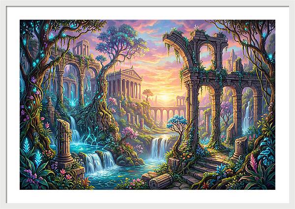 Ruins At Dusk