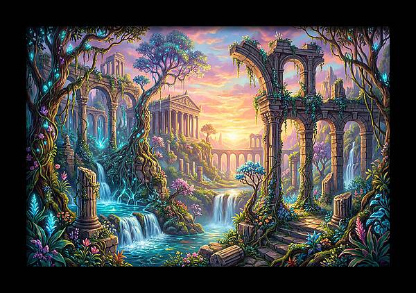 Ruins At Dusk
