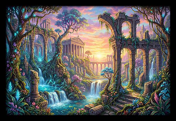 Ruins At Dusk