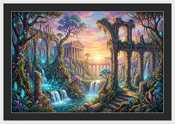 Ruins At Dusk