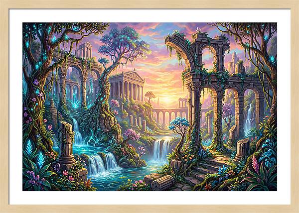 Ruins At Dusk