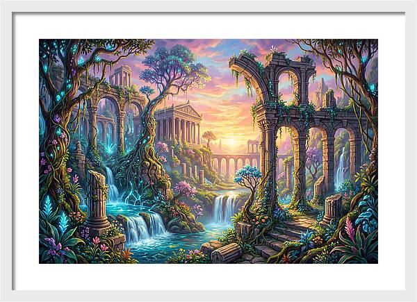 Ruins At Dusk