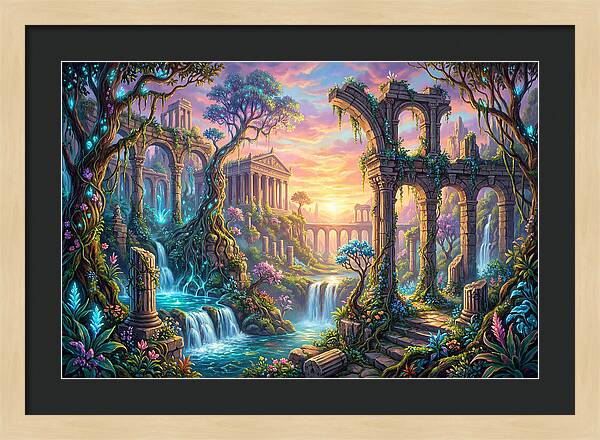 Ruins At Dusk