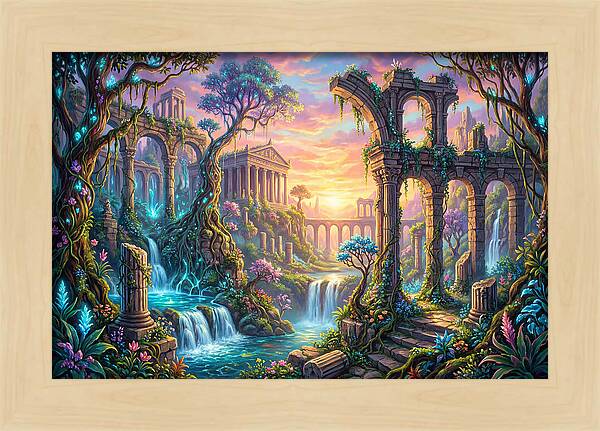 Ruins At Dusk