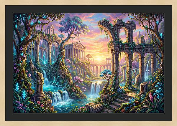 Ruins At Dusk