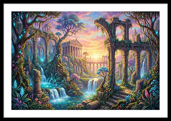 Ruins At Dusk