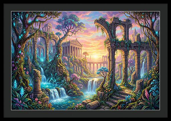 Ruins At Dusk