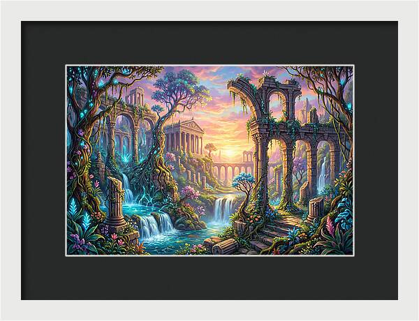 Ruins At Dusk