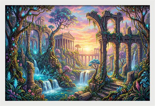 Ruins At Dusk