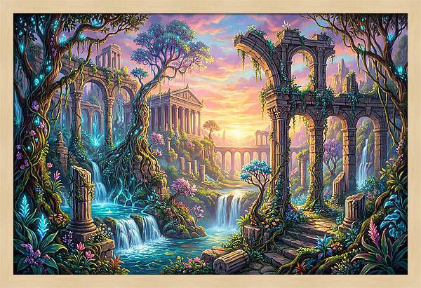 Ruins At Dusk