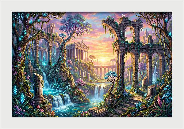 Ruins At Dusk