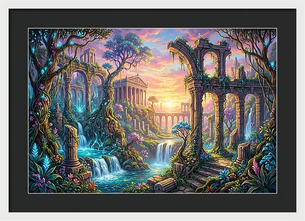 Ruins At Dusk
