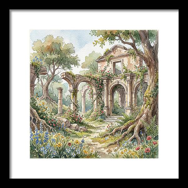 Ruins Embraced By Nature