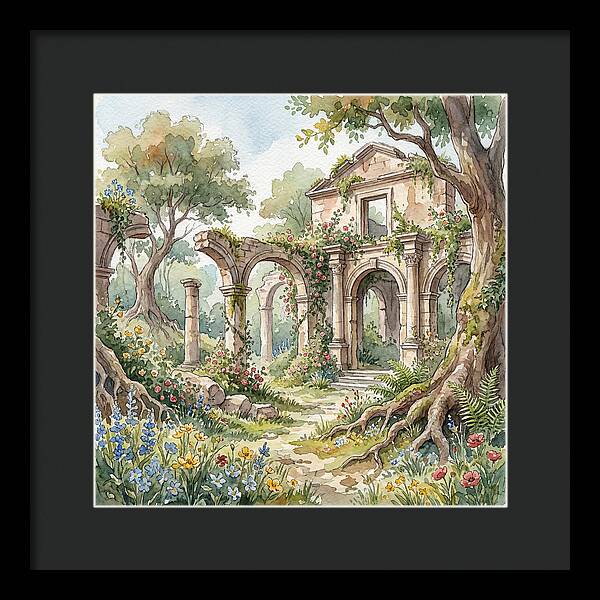 Ruins Embraced By Nature
