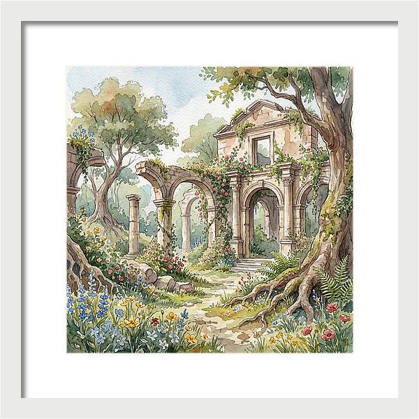 Ruins Embraced By Nature