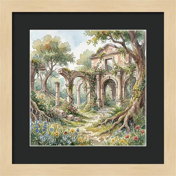 Ruins Embraced By Nature