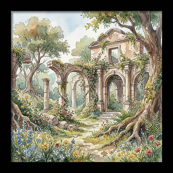 Ruins Embraced By Nature