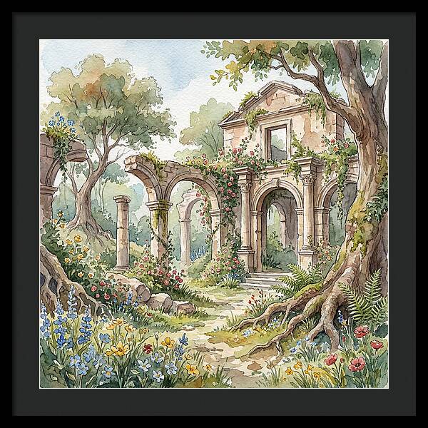 Ruins Embraced By Nature