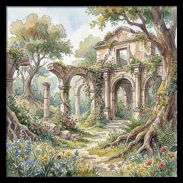 Ruins Embraced By Nature