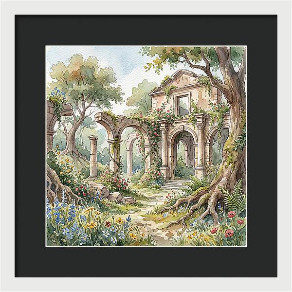 Ruins Embraced By Nature