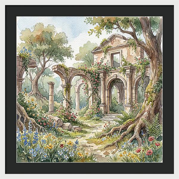 Ruins Embraced By Nature