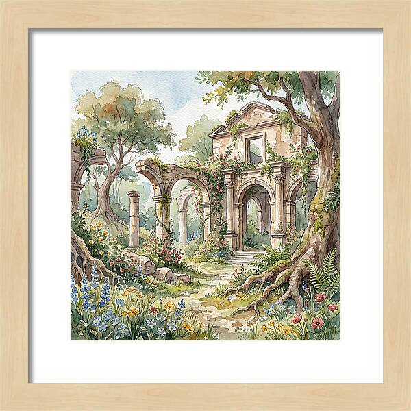 Ruins Embraced By Nature