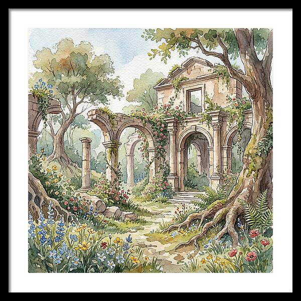 Ruins Embraced By Nature