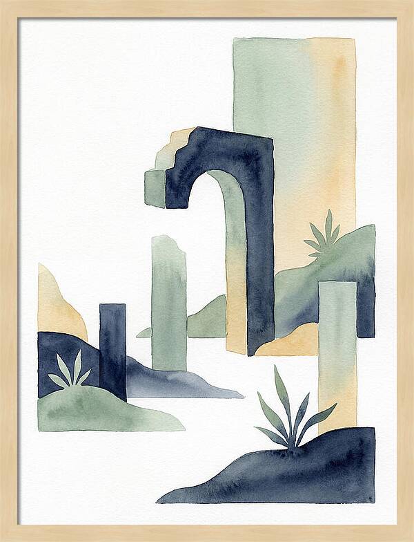 Ruins In A Minimal Landscape