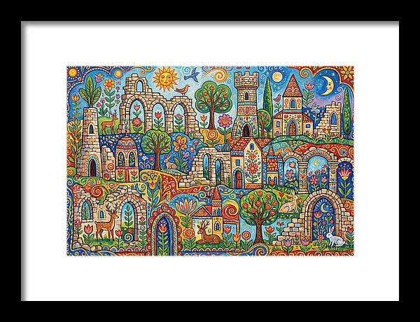 Ruins In A Vibrant Landscape