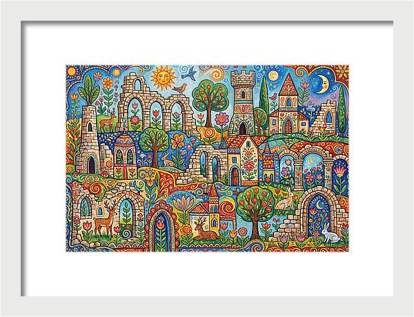 Ruins In A Vibrant Landscape