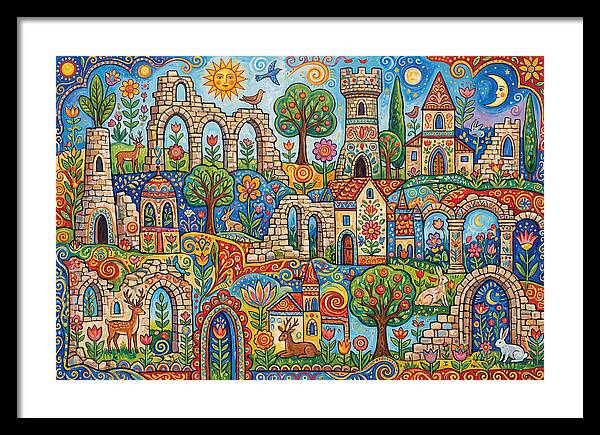 Ruins In A Vibrant Landscape