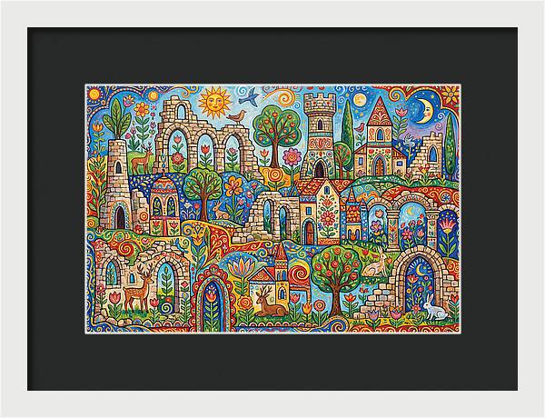 Ruins In A Vibrant Landscape