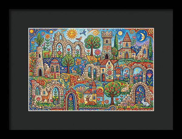 Ruins In A Vibrant Landscape