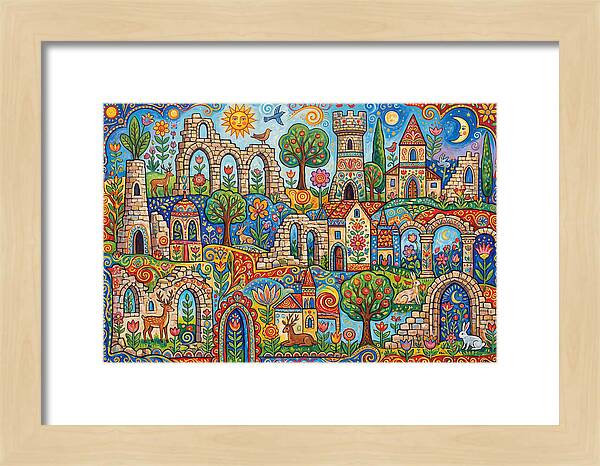 Ruins In A Vibrant Landscape