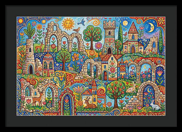 Ruins In A Vibrant Landscape
