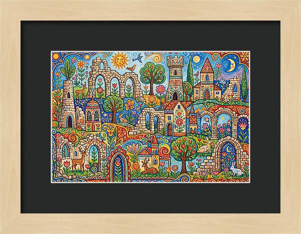Ruins In A Vibrant Landscape