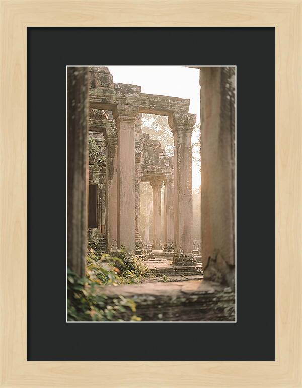 Ruins Of Ancient Temple Columns