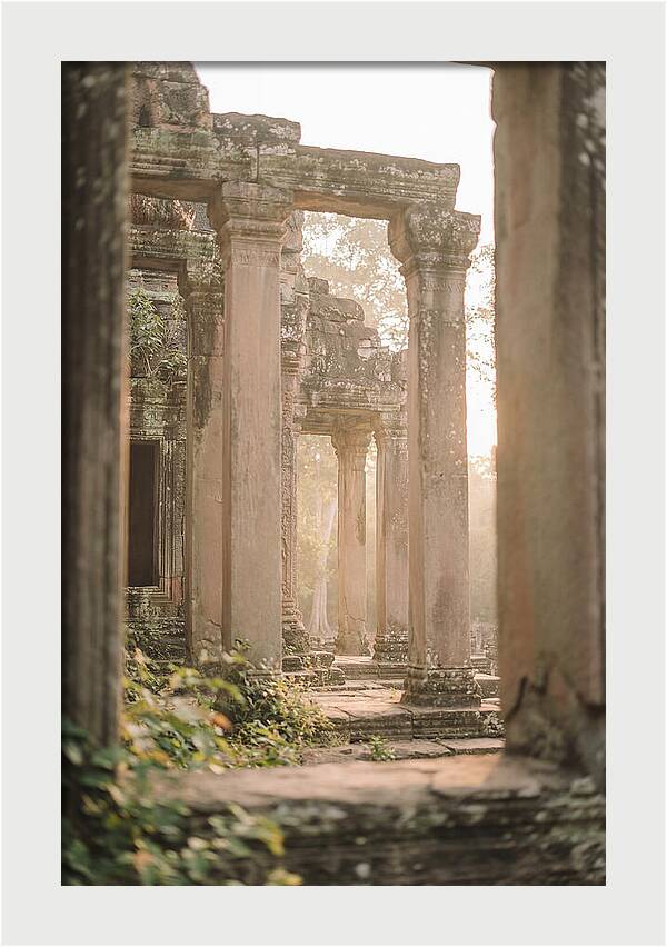 Ruins Of Ancient Temple Columns