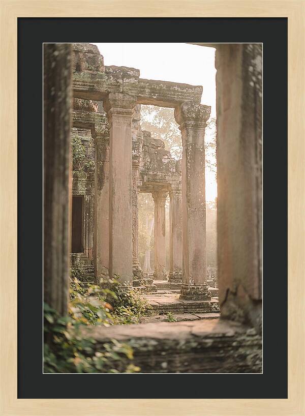 Ruins Of Ancient Temple Columns