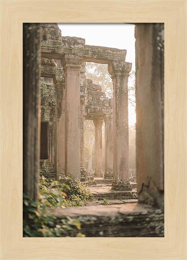 Ruins Of Ancient Temple Columns