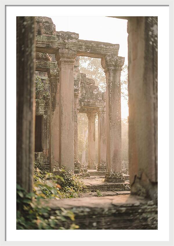 Ruins Of Ancient Temple Columns