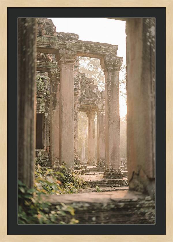 Ruins Of Ancient Temple Columns