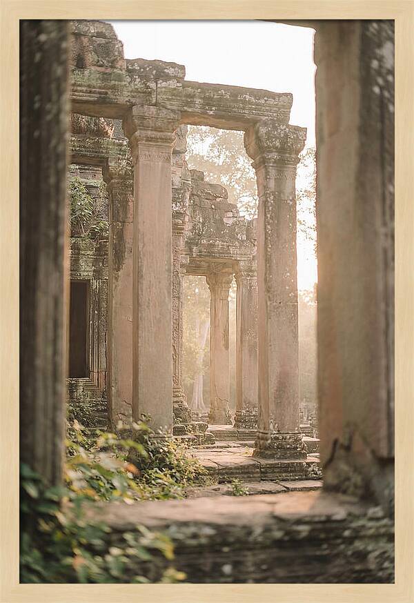 Ruins Of Ancient Temple Columns