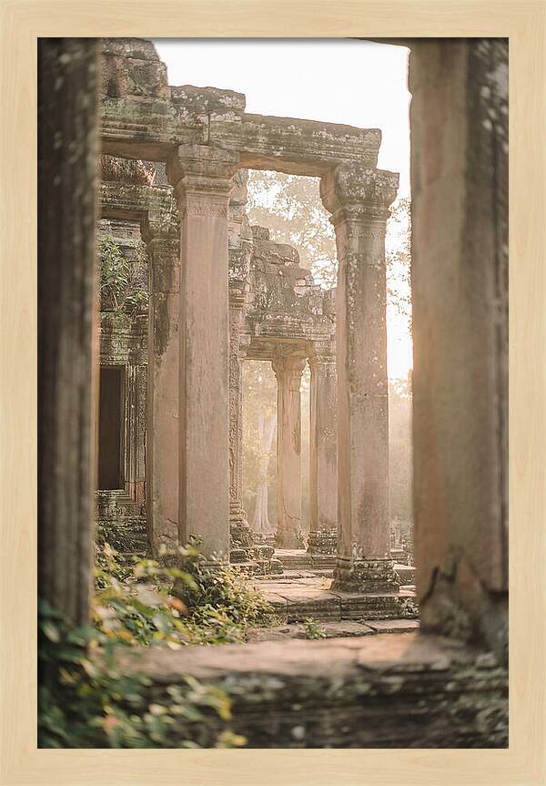 Ruins Of Ancient Temple Columns
